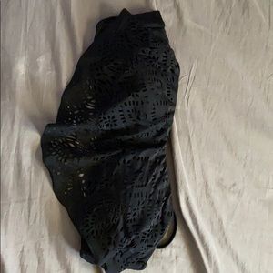 Black Strapless Bikini Top